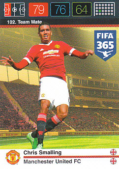 Chris Smalling Manchester United 2015 FIFA 365 #102